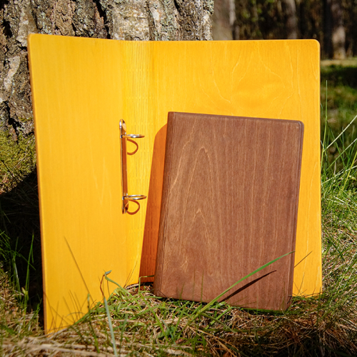 Wooden binder